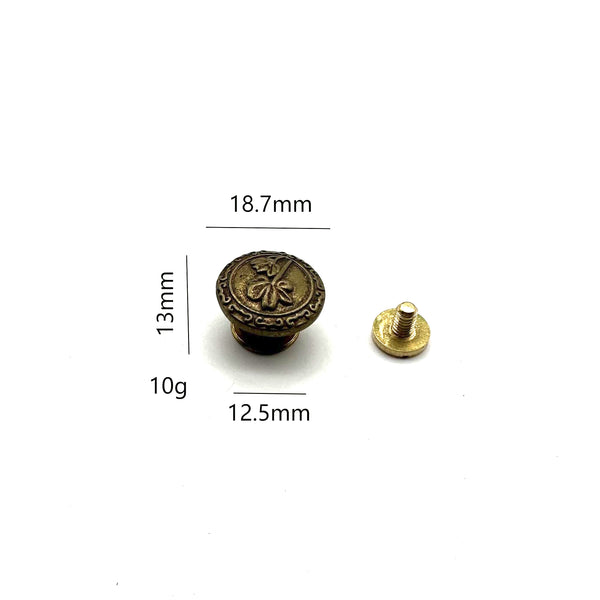 Vintage Bronze Button For Denim Jeans & Clothing
