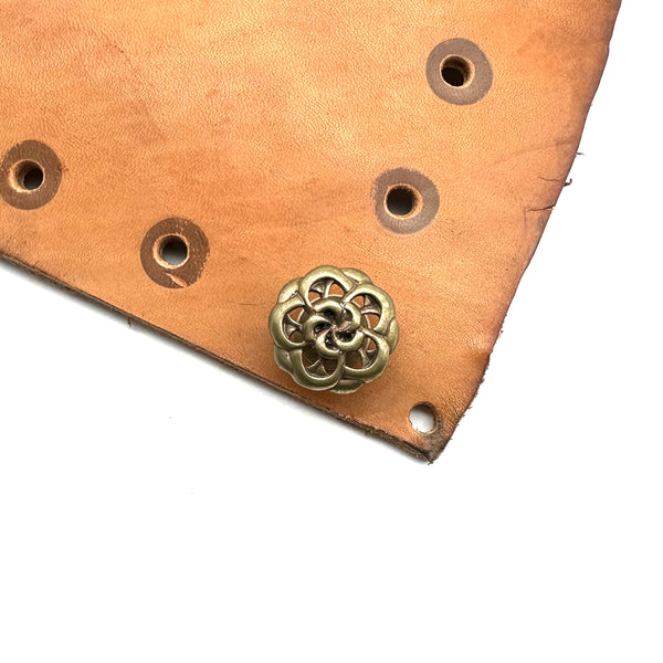 Vintage Bronze Flower Button For Denim Jeans,Hats Decoration Buttons