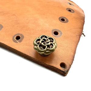 Vintage Bronze Flower Button For Denim Jeans,Hats Decoration Buttons