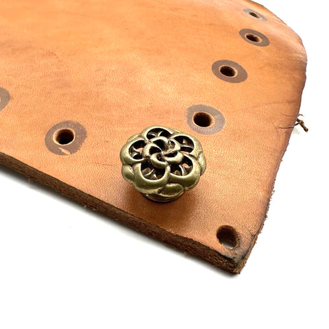 Vintage Bronze Flower Button For Denim Jeans,Hats Decoration Buttons