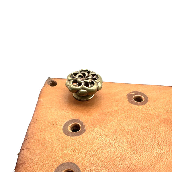 Vintage Bronze Flower Button For Denim Jeans,Hats Decoration Buttons