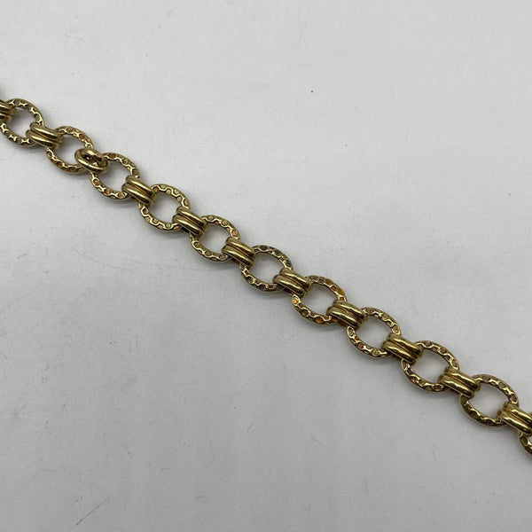 Textured Brass Chain - Customizable Multi-Use Jewelry Making Chain