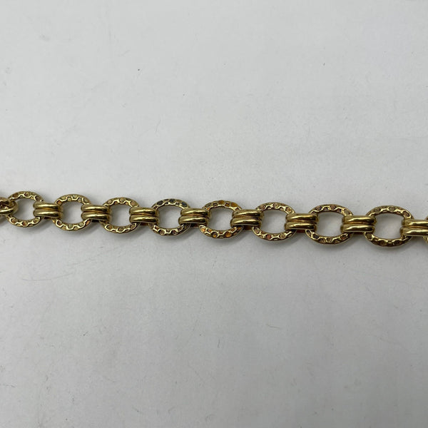 Textured Brass Chain - Customizable Multi-Use Jewelry Making Chain