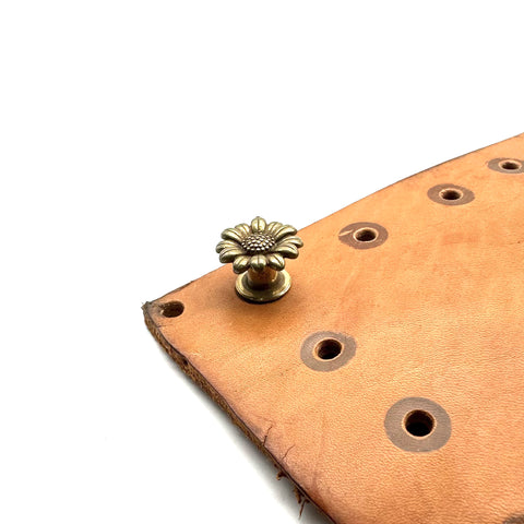 Vintage Bronze Sun Flower Button For Denim Jeans,Fabric Hats Decorative Buttons