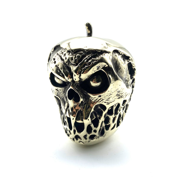 Halloween Gifts Copper Skull Apple Handmade,House&Office Ornaments,Children Gifts