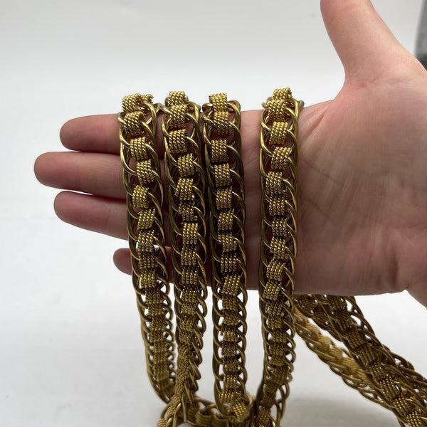 DIY Braided Brass Chain for Crafts