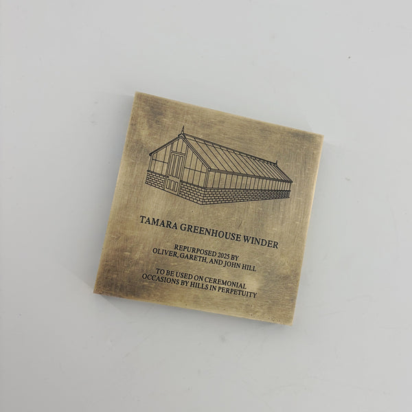 Custom Hand Hammered Brass Nameplate,Cafe Bar Hostel Signs, Solid floor slab tiles