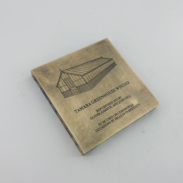 Custom Hand Hammered Brass Nameplate,Cafe Bar Hostel Signs, Solid floor slab tiles