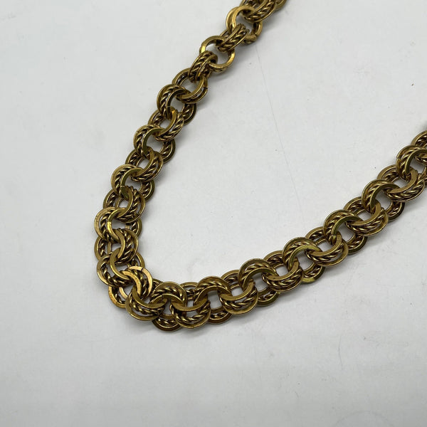 Brass Braided Connector Round Chain - Artisan Jewelry Making Supply