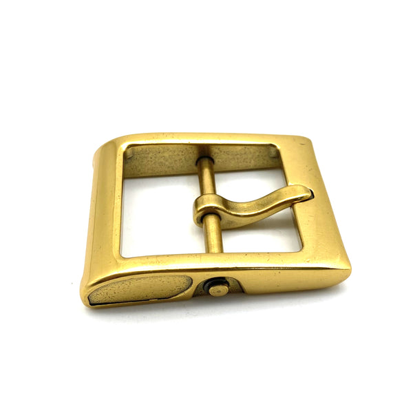 Gold Color Buckle Japan Design Men's Belt Buckle Solid Brass Buckles