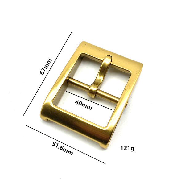 Gold Color Buckle Japan Design Men's Belt Buckle Solid Brass Buckles