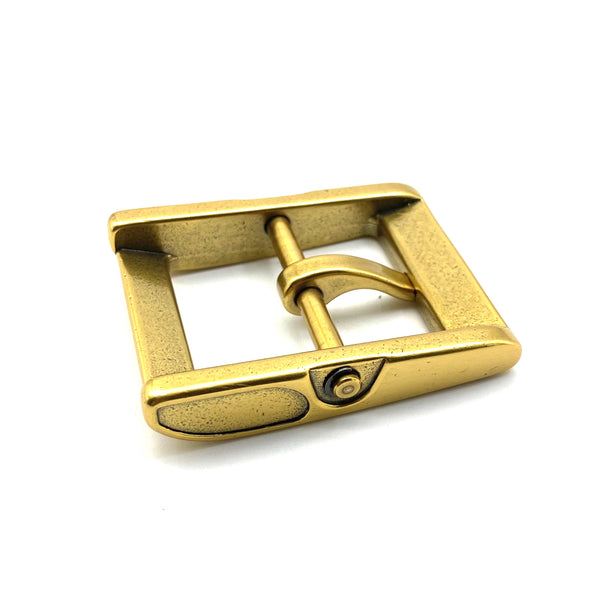 Gold Color Buckle Japan Design Men's Belt Buckle Solid Brass Buckles