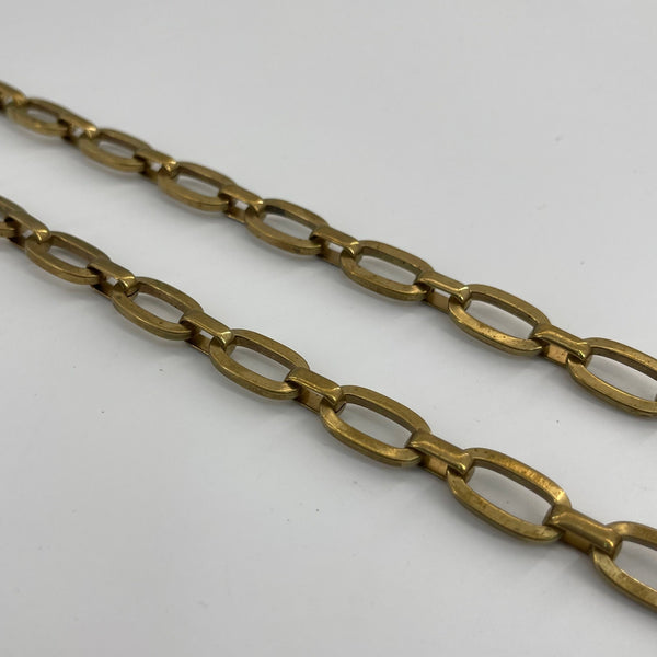 Vintage Brass Oval Chain