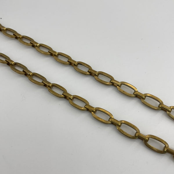 Vintage Brass Oval Chain