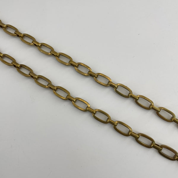 Vintage Brass Oval Chain