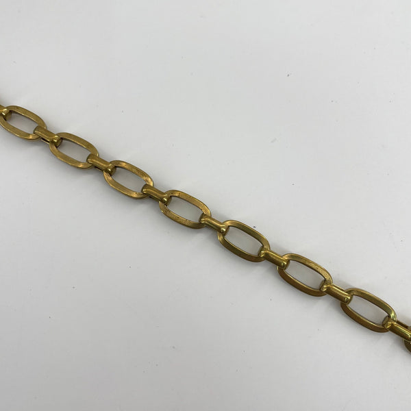 Vintage Brass Oval Chain