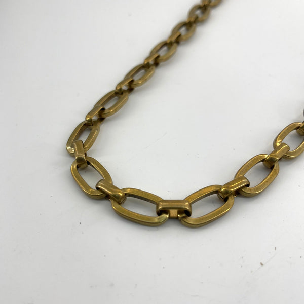 Vintage Brass Oval Chain