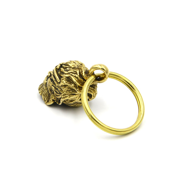 Brass Monkey King Keyring,Children's Gifts Kids Tiger Keychain Pendant