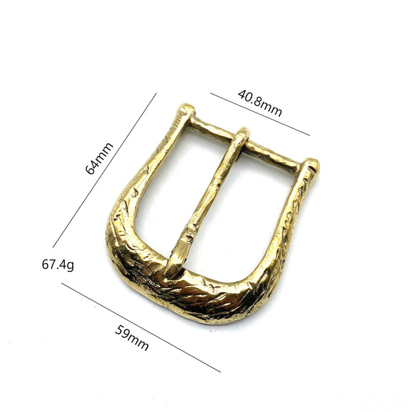 1 1/2'' Brass Buckle Broken Style Leather Belt Fasten Buckle