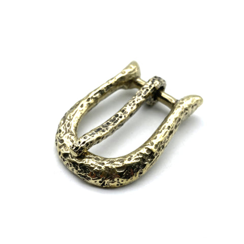 25mm Retro Brass Buckle Broken Style Women Outfit Leather Belt Buckle