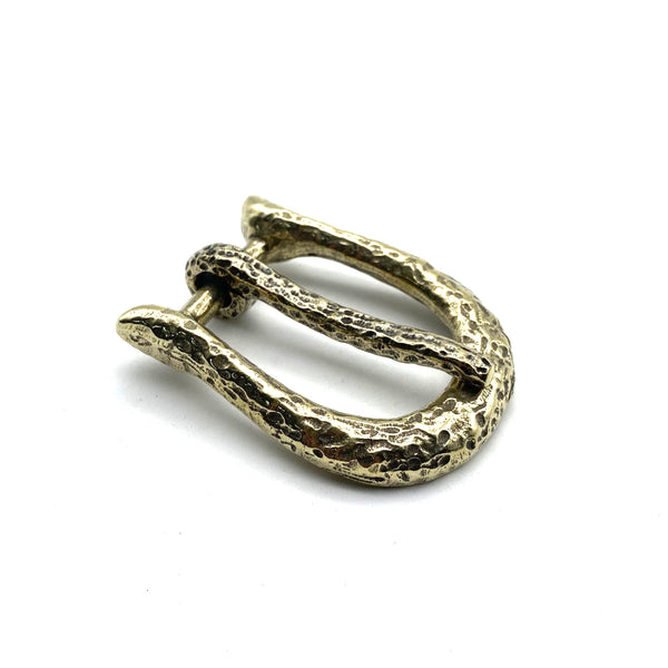 25mm Retro Brass Buckle Broken Style Women Outfit Leather Belt Buckle