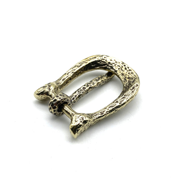 25mm Retro Brass Buckle Broken Style Women Outfit Leather Belt Buckle