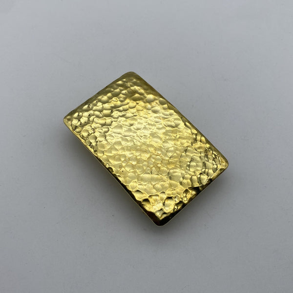 Brass Belt Buckle Hammered Plain Buckle,Personalized Name can be carved on the back side