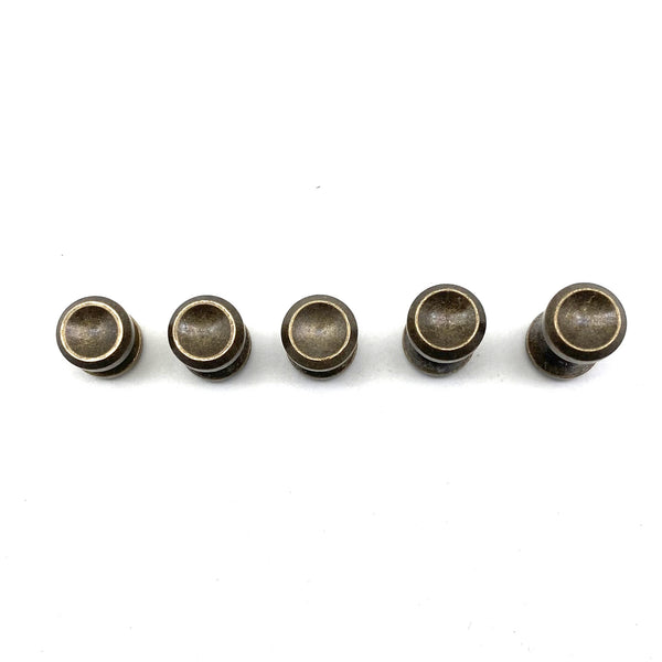 Bronze Chicago Screw Button Concave Cap Leather Craft Rivets Purse Wallet Belt Fastener Studs 4/5/6/8/10mm