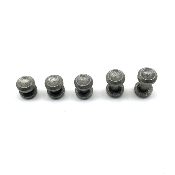 Old Silver Chicago Screw Button Concave Cap Leather Craft Rivets Purse Wallet Belt Fastener Studs 4/5/6/8/10mm