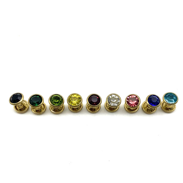 Sourcing Map 200pcs Crystal Rivets 8mm Rhinestone Rivets