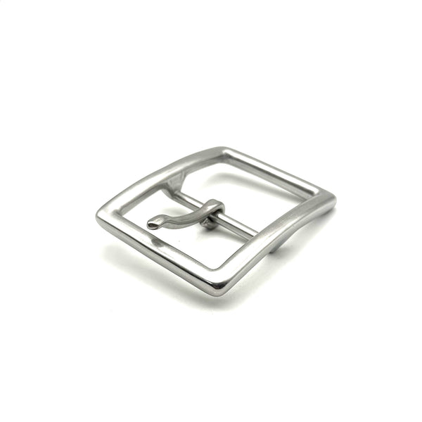 45mm Matte Stainless Pin Buckle For Men's Leather Belt