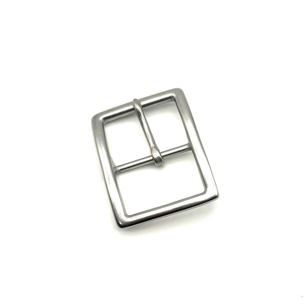 45mm Matte Stainless Pin Buckle For Men's Leather Belt