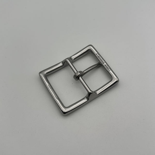 45mm Matte Stainless Pin Buckle For Men's Leather Belt