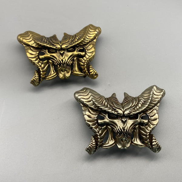 Nickel Silver Brass Belt Buckle Actor Dressing Buckle Handmade Leather Belt Buckle