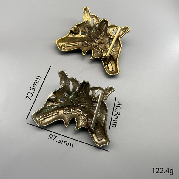 Nickel Silver Brass Belt Buckle Actor Dressing Buckle Handmade Leather Belt Buckle
