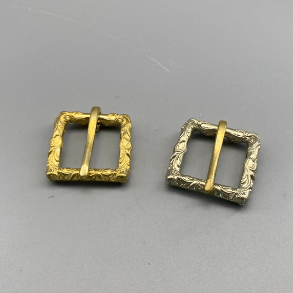 25mm Tang Grass Brass Buckle Collar Fastener Belt Buckle Watch Strap Buckle