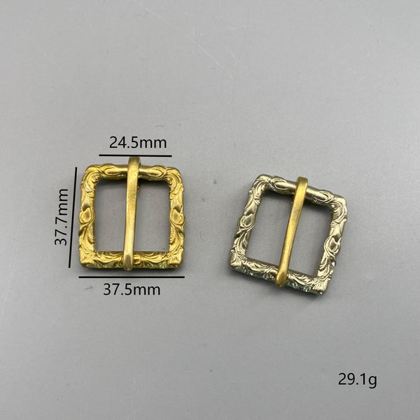 25mm Tang Grass Brass Buckle Collar Fastener Belt Buckle Watch Strap Buckle