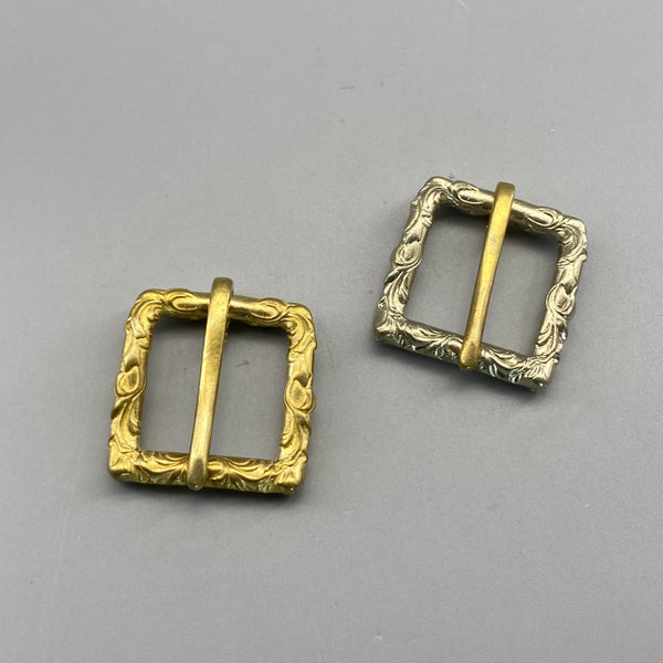 25mm Tang Grass Brass Buckle Collar Fastener Belt Buckle Watch Strap Buckle