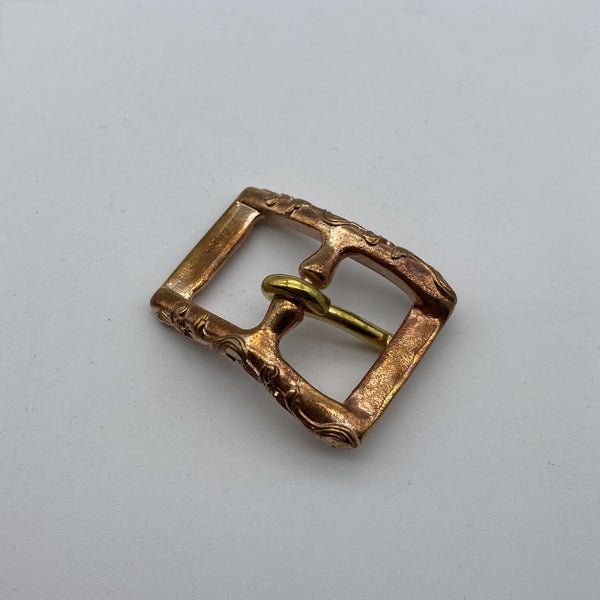 24mm Tang Grass Copper Buckle Leather Bag Buckle Saddle Bag Buckle Boots Fastener Buckle
