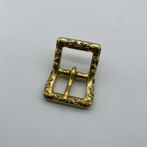 24mm Tang Grass Copper Buckle Leather Bag Buckle Saddle Bag Buckle Boots Fastener Buckle