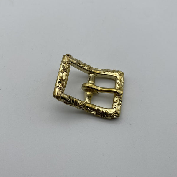 21mm Tang Grass Copper Buckle Leather Bag Buckle Saddle Bag Buckle Boots Fastener Buckle