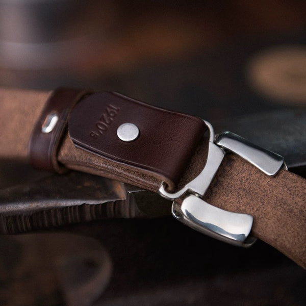 Brass Box Buckle Exclusive Leather Belt Slider Buckle