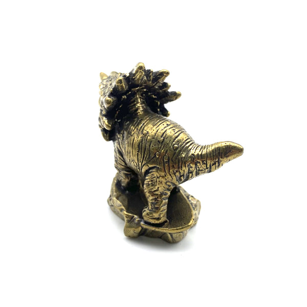 Exquisite Brass-Cast Dinosaur Sculptures: Ornamental Decor, Tactile Toy & Timeless Gift for Collectors and Kids