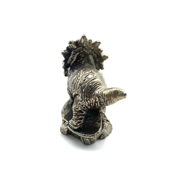 Exquisite Brass-Cast Dinosaur Sculptures: Ornamental Decor, Tactile Toy & Timeless Gift for Collectors and Kids