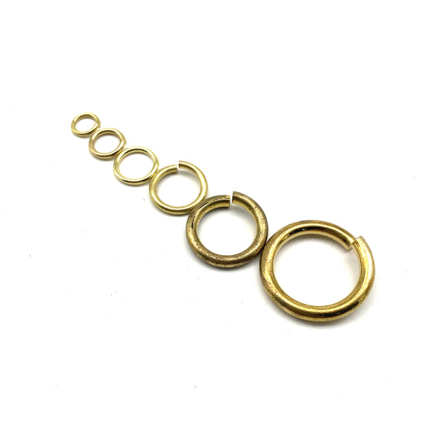 Chain Connector Solid Brass Keychain Split Ring 26mm