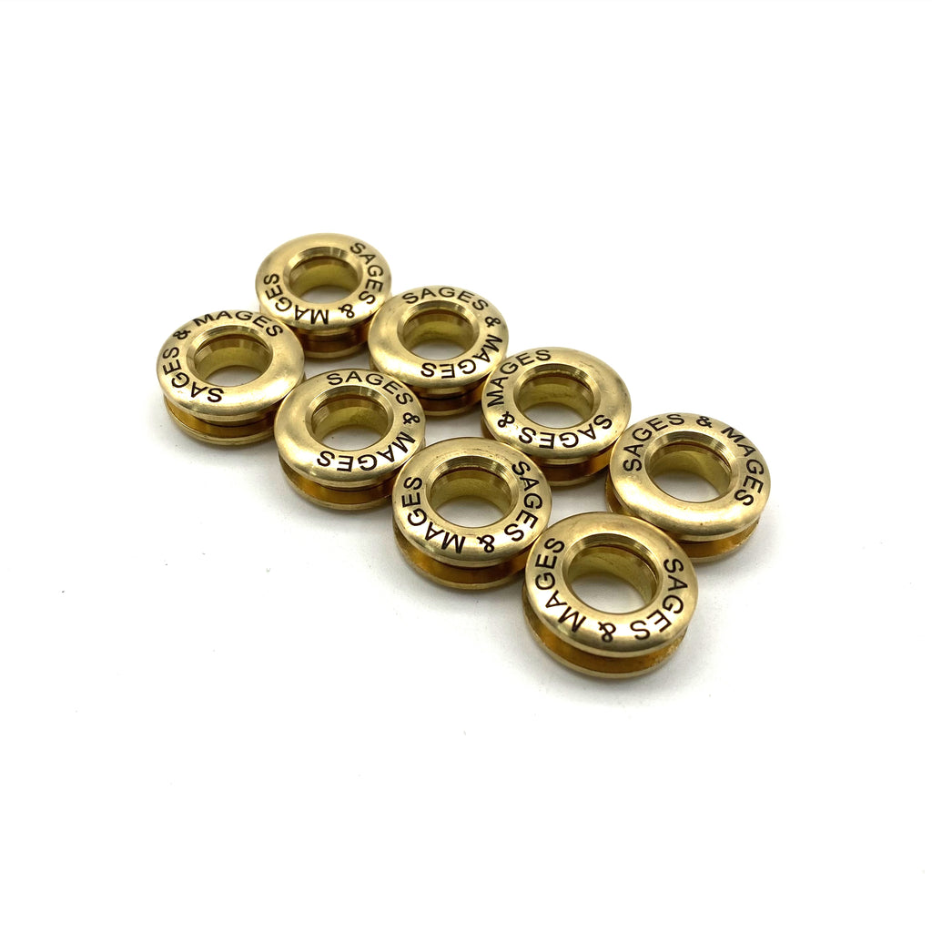 Solid Brass Grommets  identityleathercraft