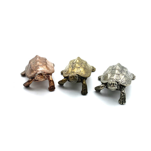 Brass Turtle Figurine Copper Turtle Knick Knack Children Room Decor Ornament