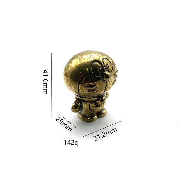 Brass Statue Collectible Figurine Bronze Desk Decoration Ornament Knick Knack