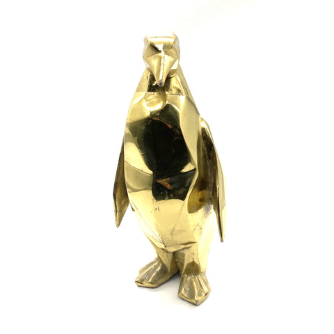Brass Penguin Figurine Handmade Sculpture House&Home Decoraion Ornaments