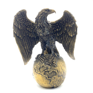 Bronze Sculpture Lifelike Eagle Statue Giftware House&Office Decorative Ornaments